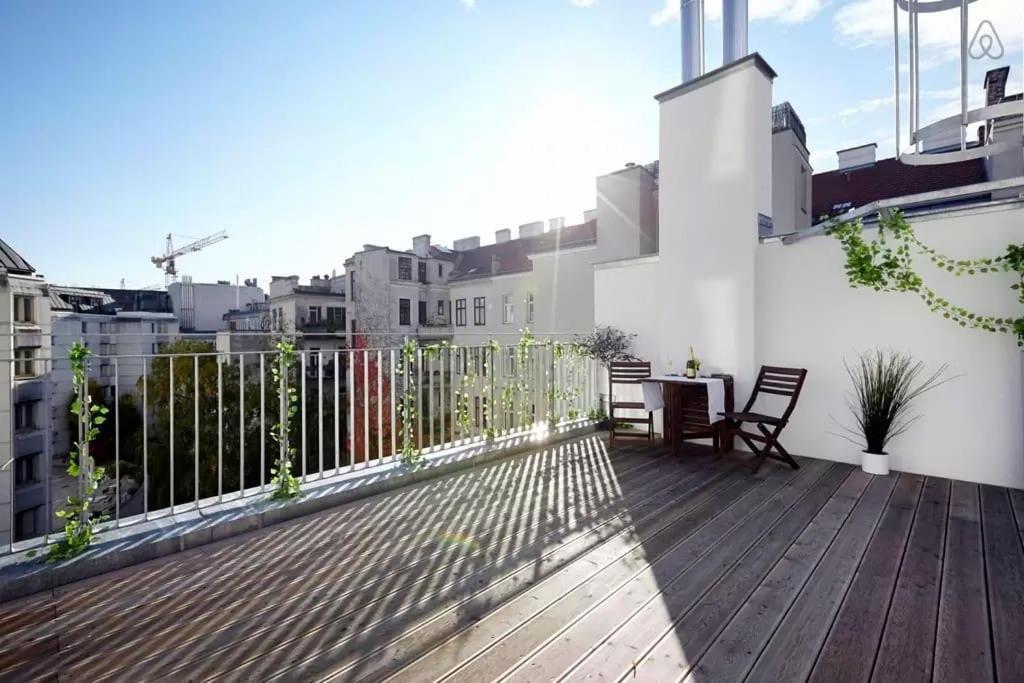 Amazing Terrace, Close To Viennas Biggest Shopping Street Exterior foto